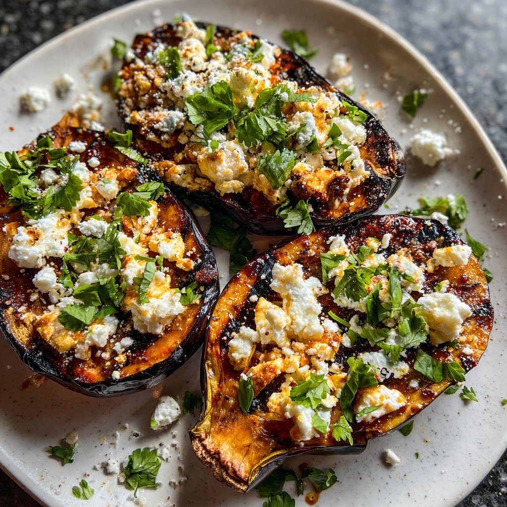 Gegrillte Auberginen Mit Feta