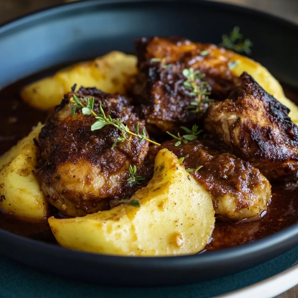 Geschmorte Rinderbäckchen aus dem Backofen