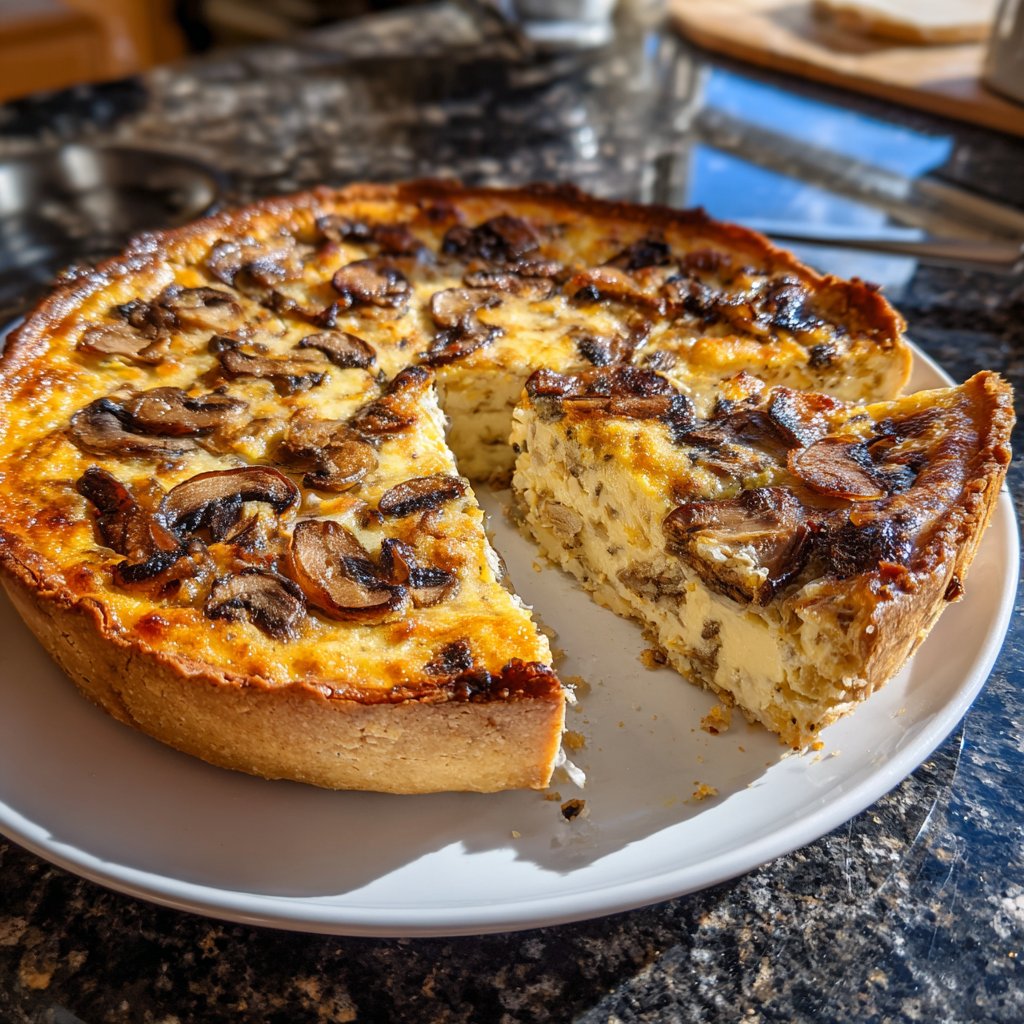 Pilz-Lauch-Quiche