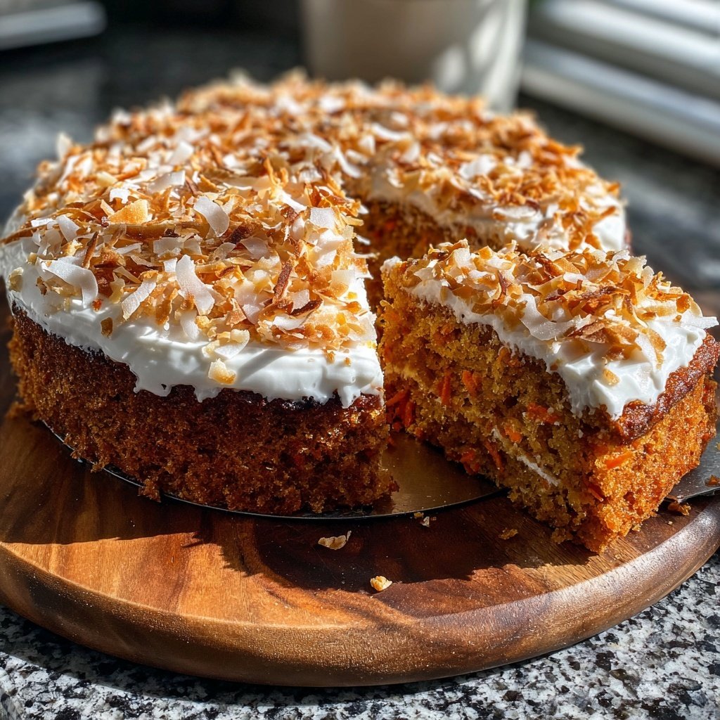 Karottenkuchen Mit Kokos Joghurt