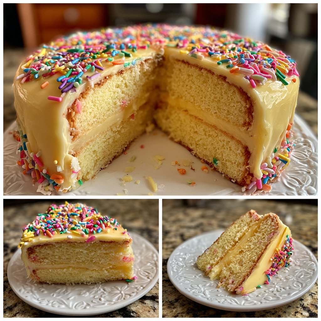 Geburtstagskuchen mit Fondant