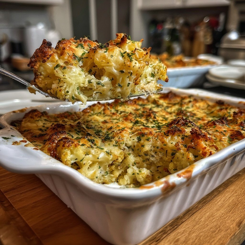 Blumenkohl Kichererbsen Auflauf