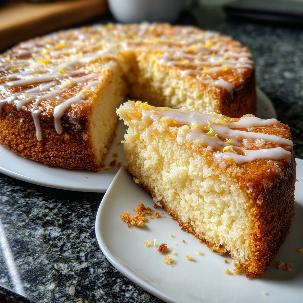 Klassischer Käsekuchen mit Zitronennote