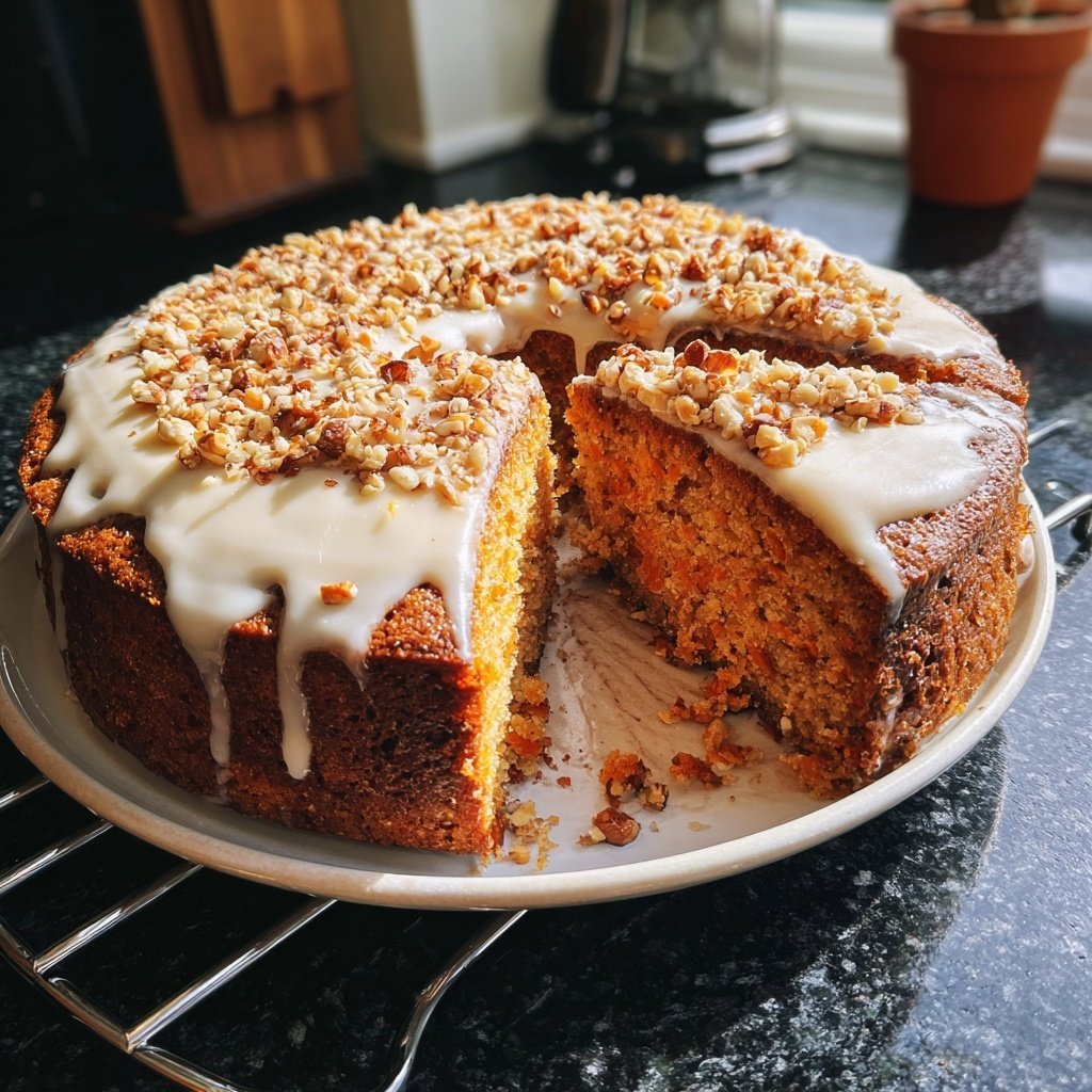 Karottenkuchen Mit Haselnüssen