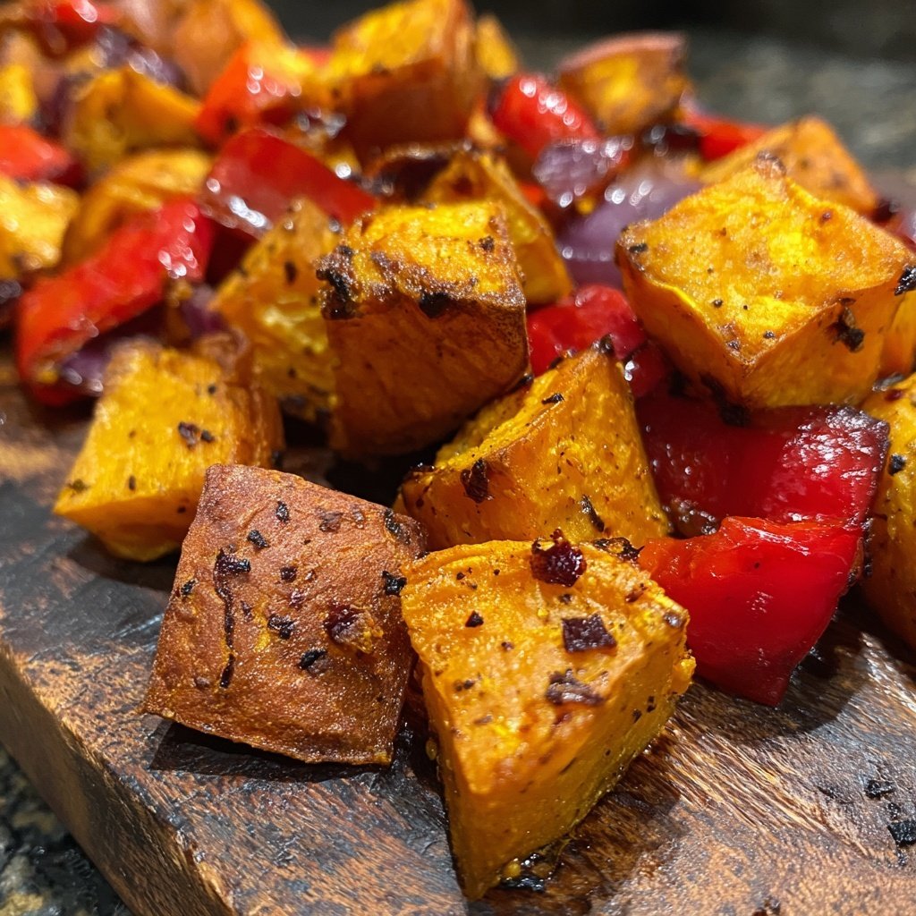 Ofen Süßkartoffeln Mit Paprika