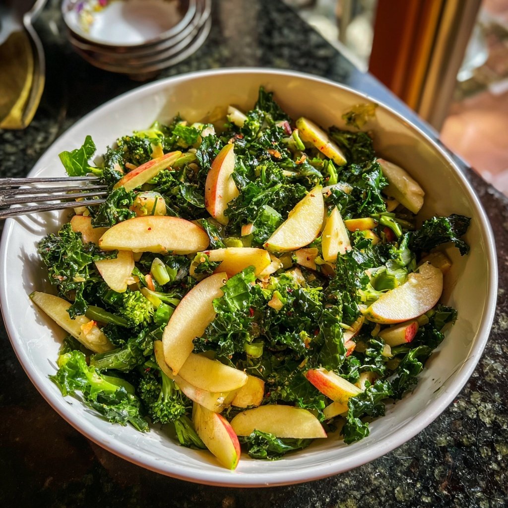 Apfel-Brokkoli-Salat