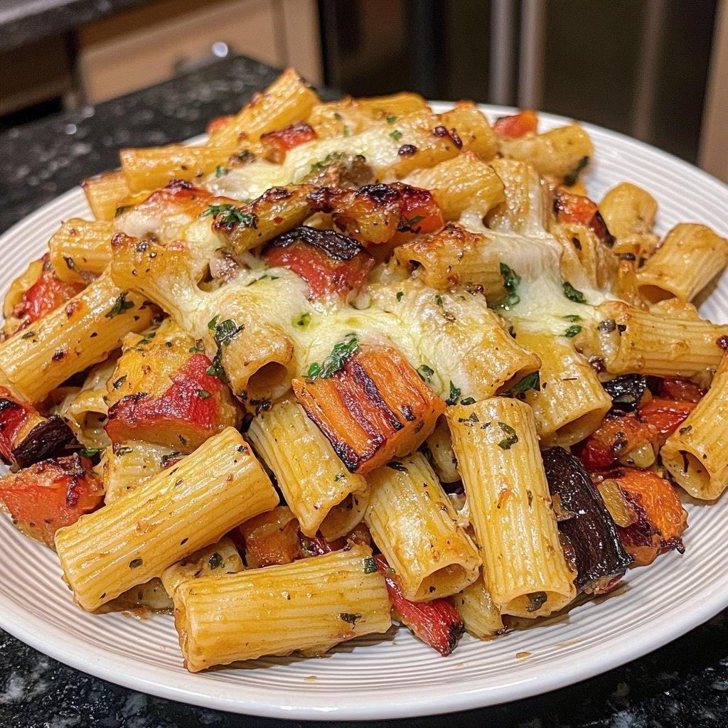 Rigatoni mit Ofengemüse