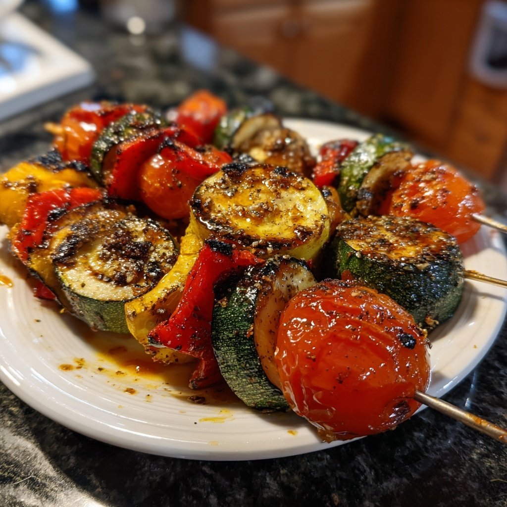 Gegrillte Gemüse Spieße