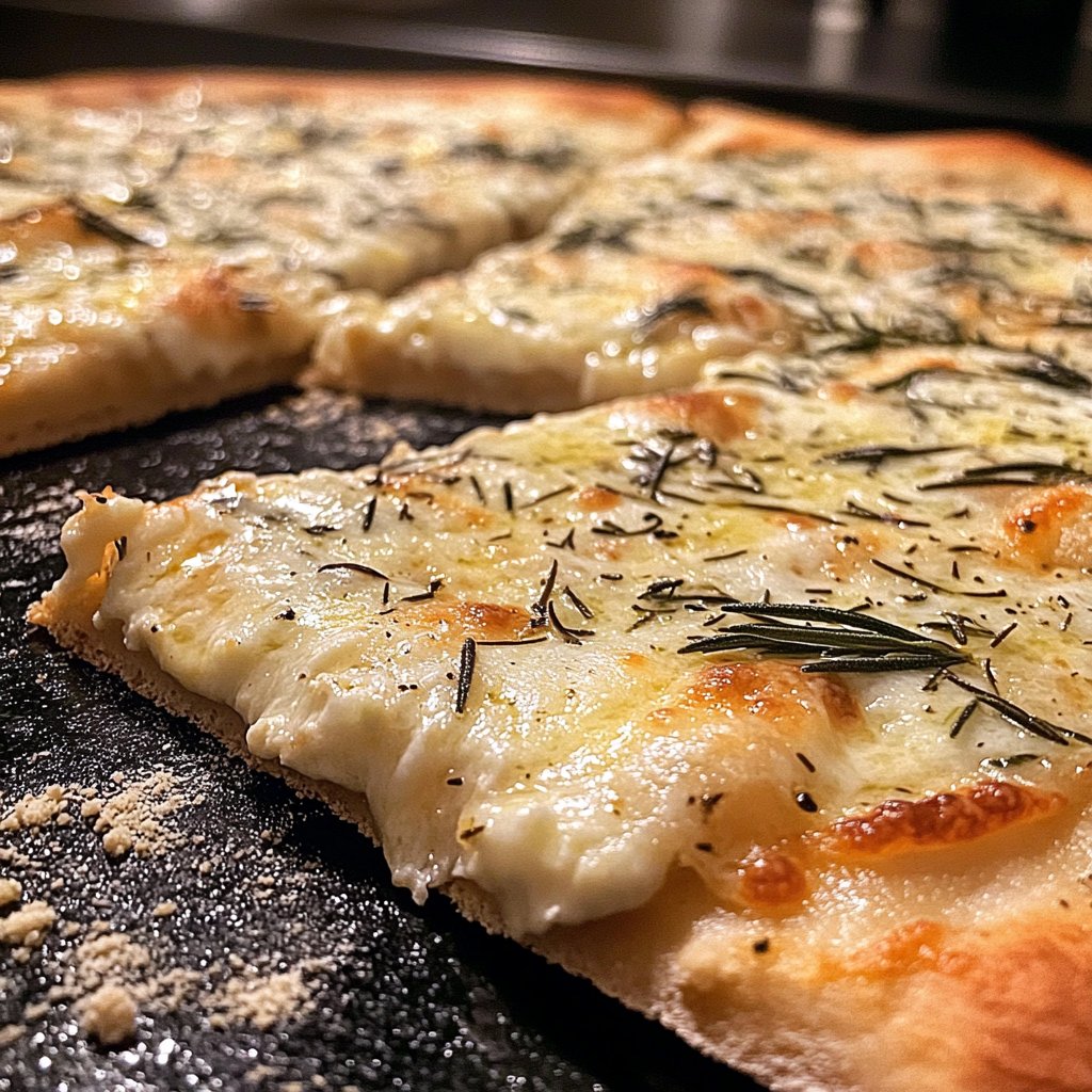 Pizza Bianca mit Rosmarin