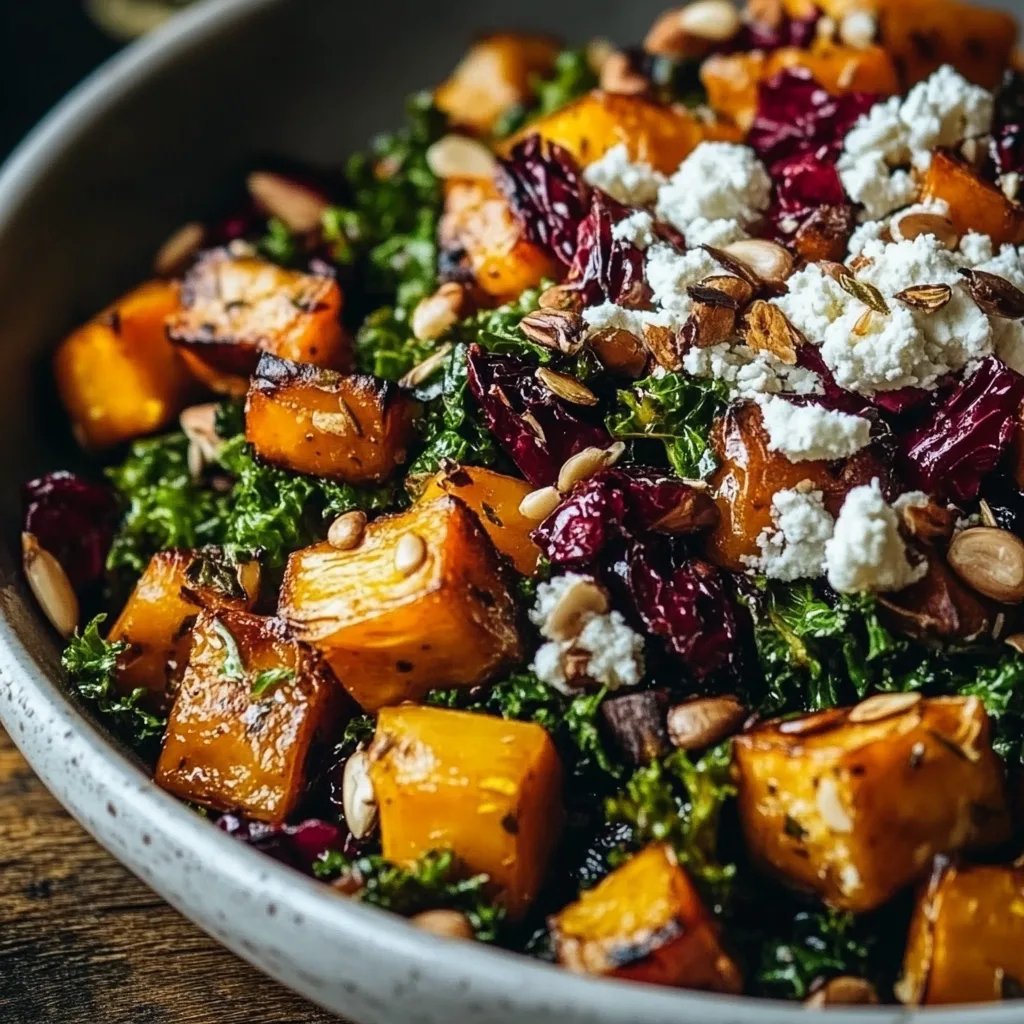 Perfekt Karamellisierter Herbstlicher Kale-Salat