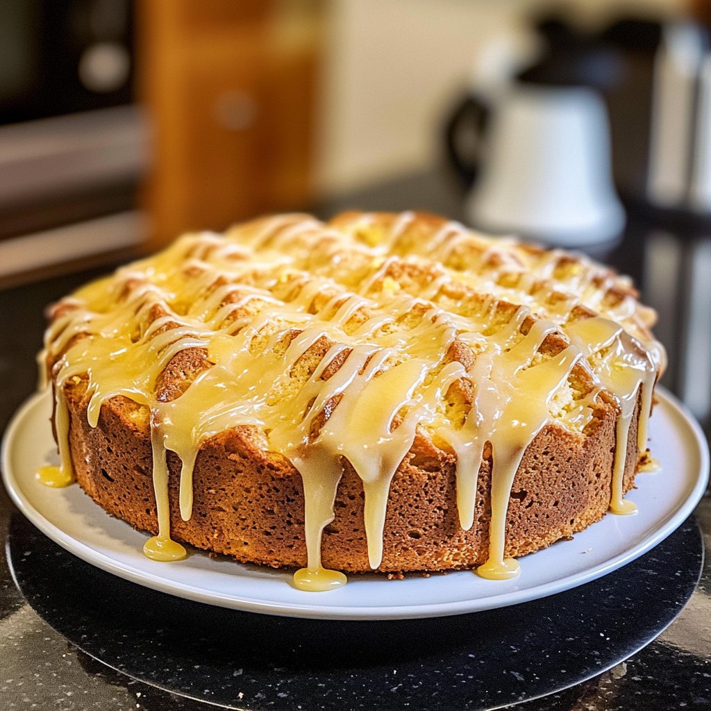 Zitronenkuchen mit frischem Zitronensaft