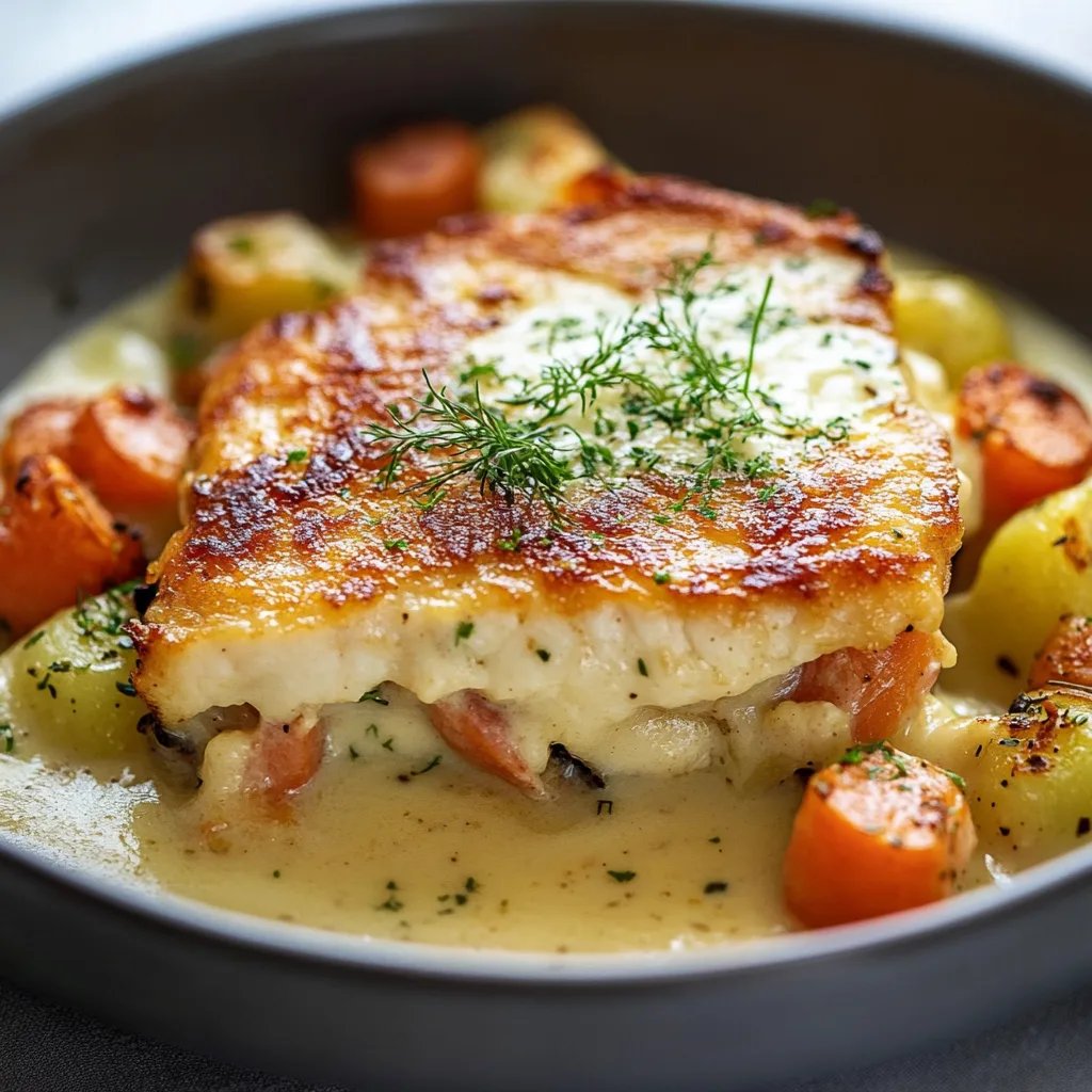 Lachs-Kartoffel Auflauf