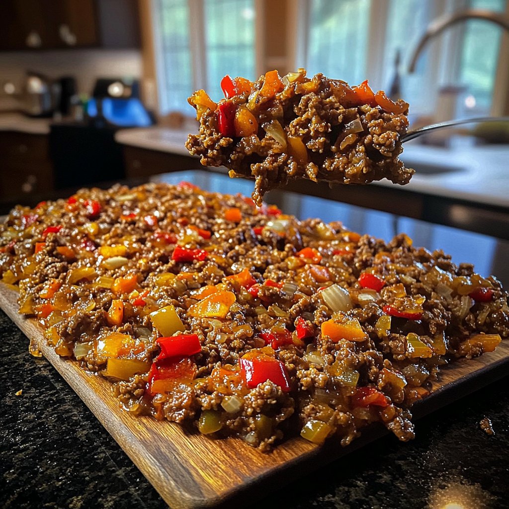 Hackfleisch Pfanne für Meal Prep