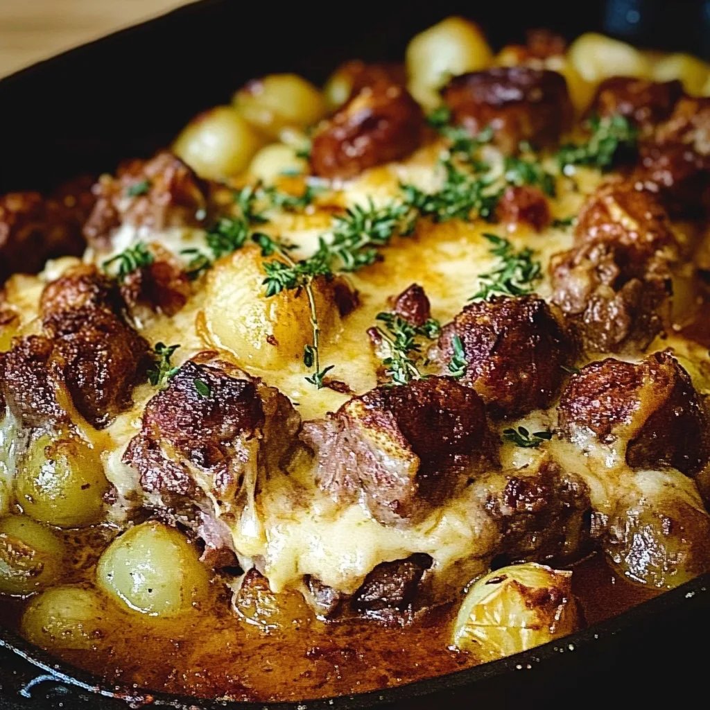 Rosenkohlauflauf mit Hackfleisch und Kartoffeln