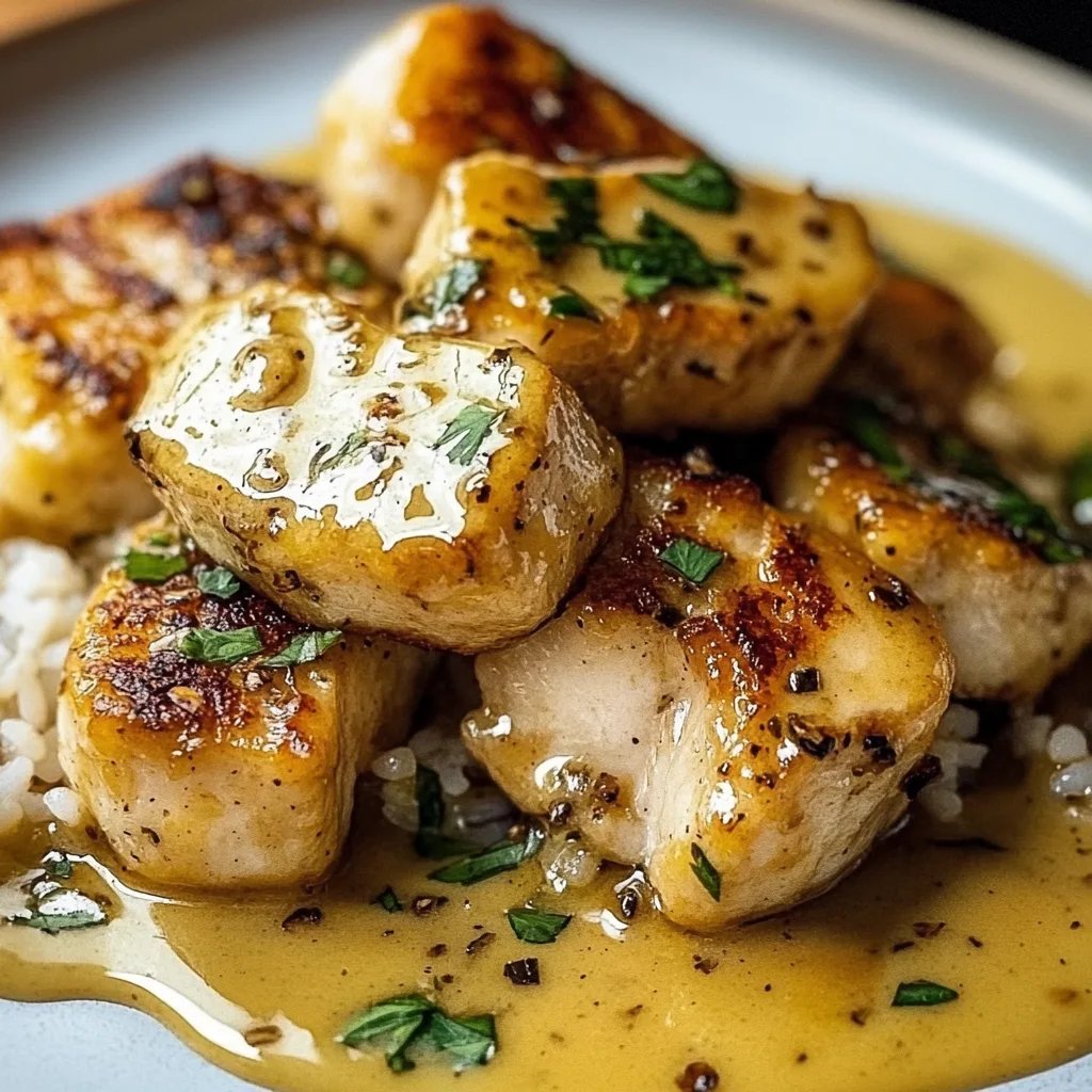 Schnelles Honig Senf Hähnchen mit Reis