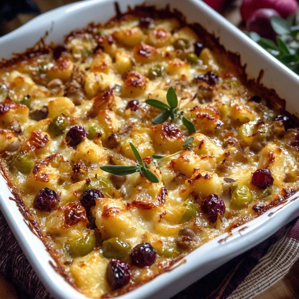 Rosenkohlauflauf mit Kasseler