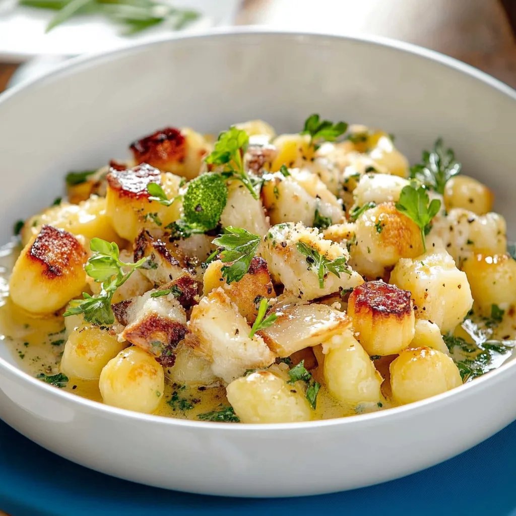 Kohlrabi-Gnocchi-Auflauf