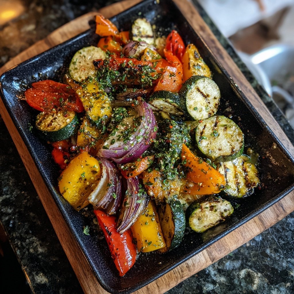 Grillgemüse Mit Kräuter Marinade