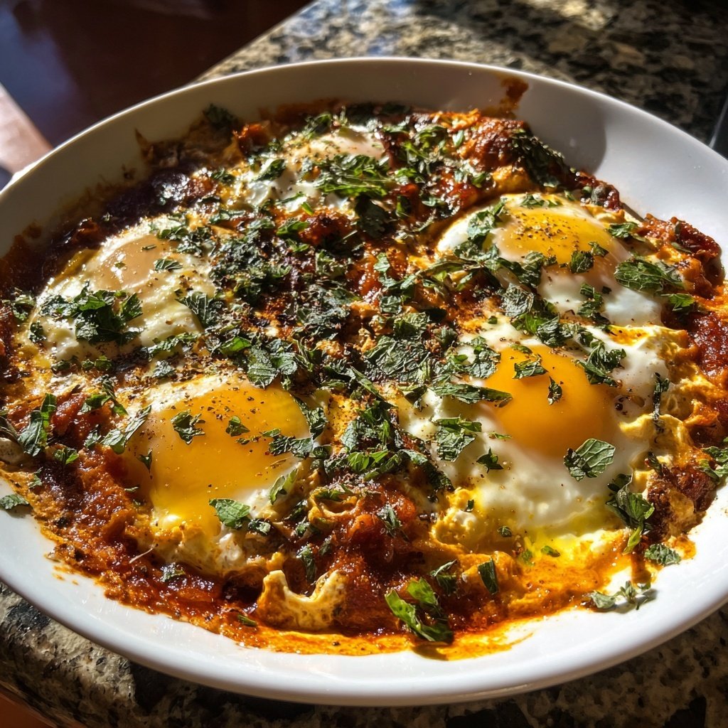 Shakshuka mit Kräutern