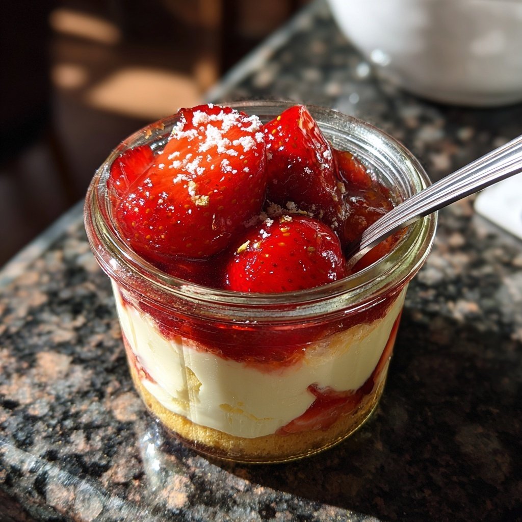 Erdbeer Tiramisu Im Glas