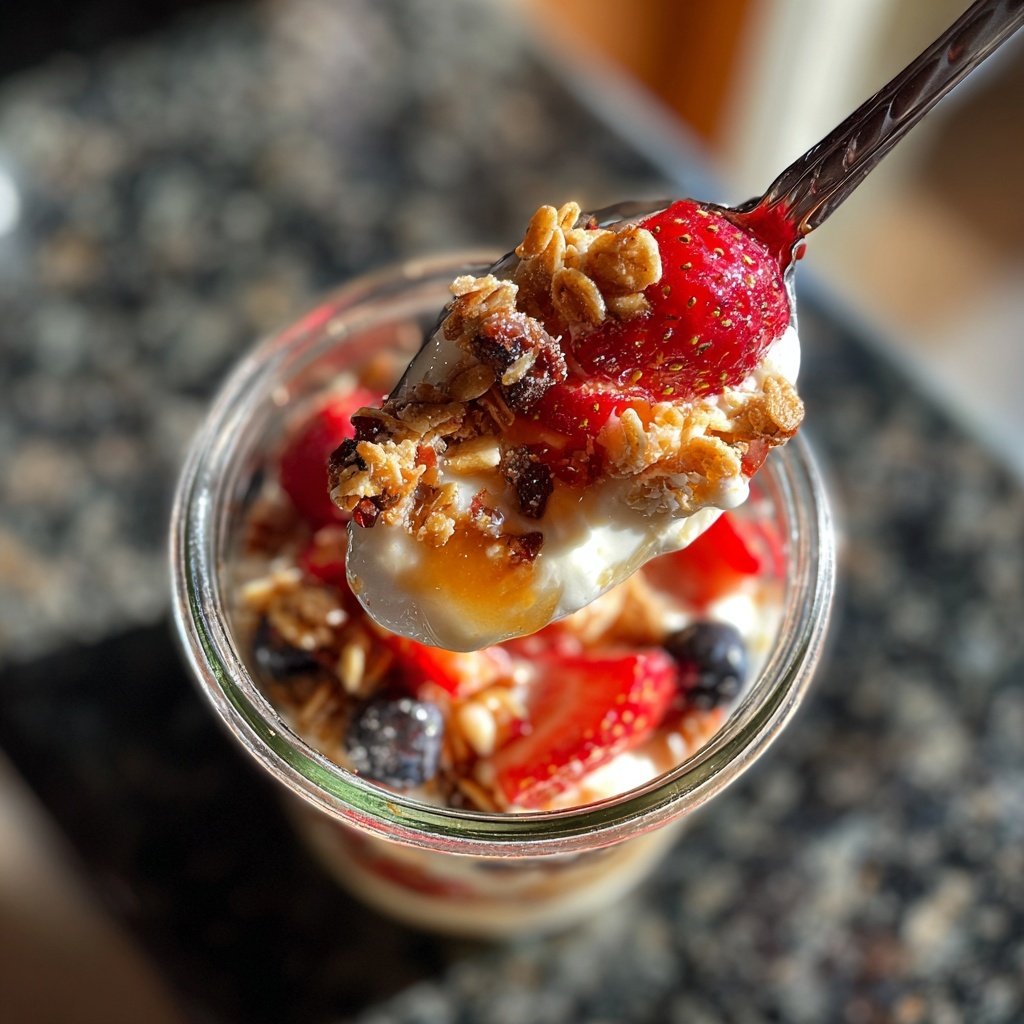 Frühstück zum Mitnehmen im Glas