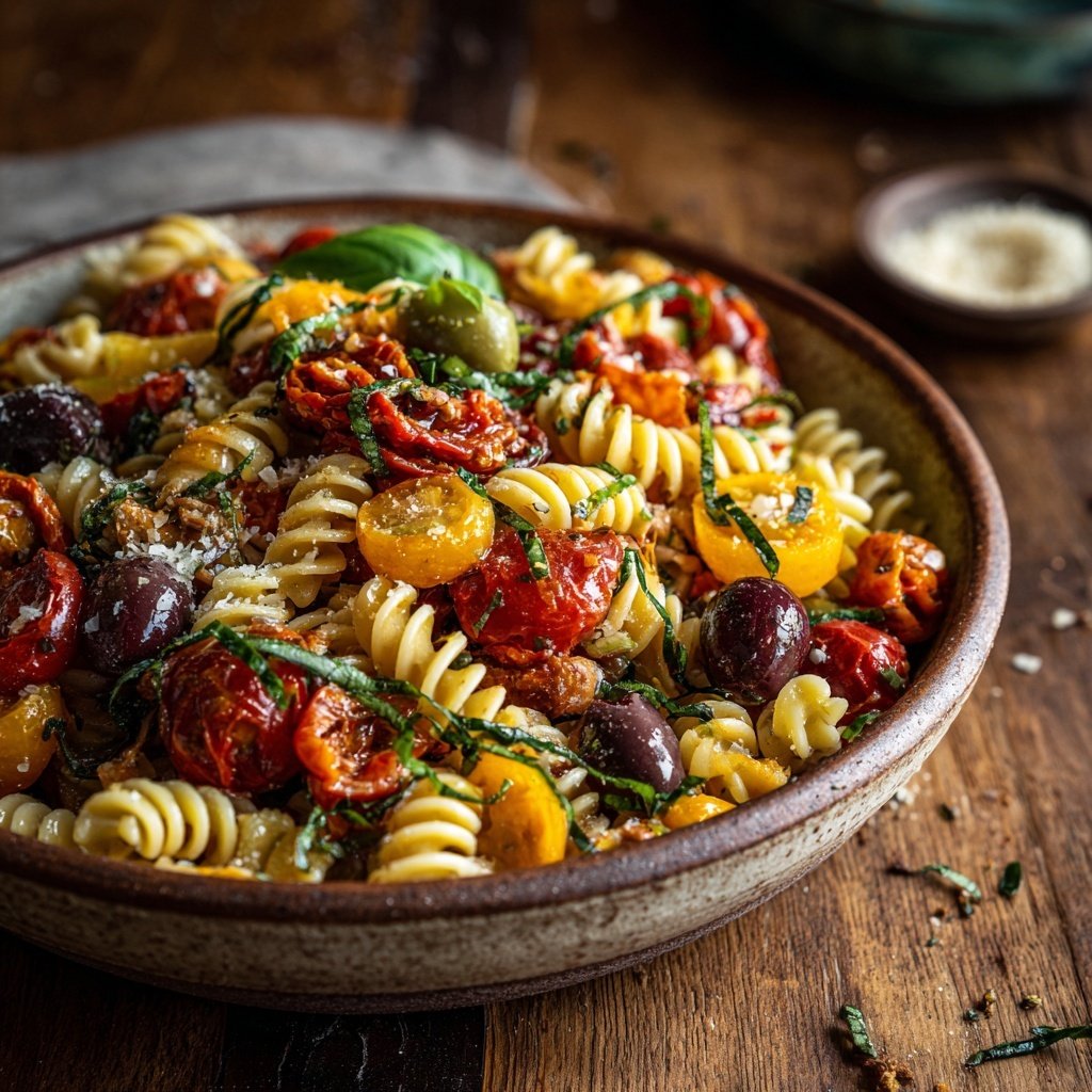 Italienischer Nudelsalat mit Antipasti